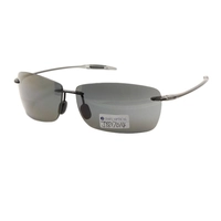 Custom Plastic Outdoor With Logo Rimless Polarized Sunglasses For Men